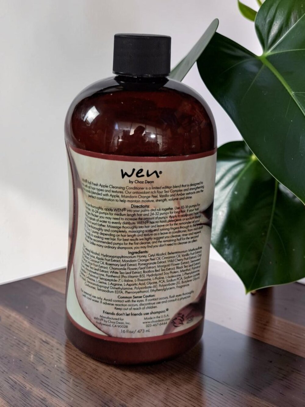 Sealed WEN Cleansing Conditioner Fall Fresh Apple 16 oz New No Pump - Picture 3 of 13